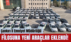 Çankırı İl Emniyet Müdürlüğü Filosuna Yeni Araçlar Eklendi!
