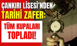 Çankırı Lisesi’nden Tarihi Zafer: Tüm Kupaları Topladı!