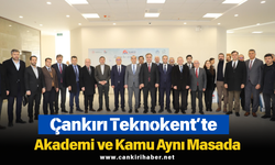 Çankırı Teknokent’te Akademi ve Kamu Aynı Masada