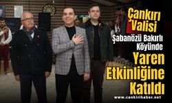 Çankırı Valisi Şabanözü Bakırlı Köyünde Yaren Etkinliğine Katıldı