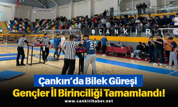 Çankırı’da Bilek Güreşi Gençler İl Birinciliği Tamamlandı!