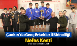 Çankırı’da Genç Erkekler İl Birinciliği Nefes Kesti