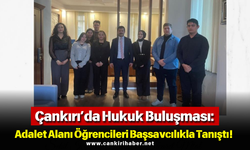 Çankırı’da Hukuk Buluşması: Adalet Alanı Öğrencileri Başsavcılıkla Tanıştı!