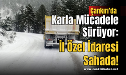 Çankırı’da Karla Mücadele Sürüyor: İl Özel İdaresi Sahada!