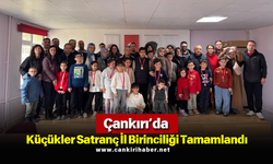 Çankırı’da Küçükler Satranç İl Birinciliği Tamamlandı
