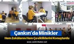 Çankırı’da Minikler Hem Zekâlarını Hem Çevikliklerini Konuşturdu