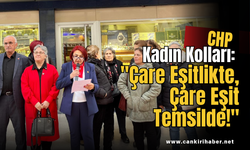CHP Kadın Kolları: "Çare Eşitlikte, Çare Eşit Temsilde!"