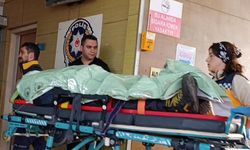 Donmak üzereyken bulunan sürücü hastaneye kaldırıldı