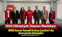 Dört Olimpiyat, Sayısız Madalya: Milli Gurur İsmail Keleş Çankırı’da Gençlerle Buluştu!