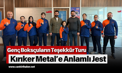 Genç Boksçuların Teşekkür Turu: Kırıker Metal’e Anlamlı Jest