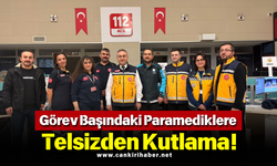 Görev Başındaki Paramediklere Telsizden Kutlama!