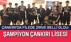 Çankırı’da Filede Zirve Belli Oldu: Şampiyon Çankırı Lisesi