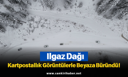 Ilgaz Dağı Kartpostallık Görüntülerle Beyaza Büründü!