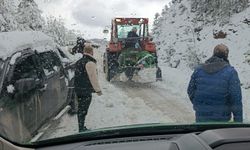 Kar Sebebiyle Cenaze Aracı Kurtarma Operasyonu