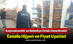 Kaymakamlık ve Belediye Ortak Denetimde! Esnafa Hijyen ve Fiyat Uyarısı!