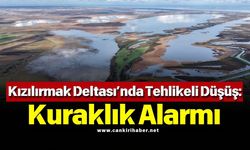 Kızılırmak Deltası’nda Tehlikeli Düşüş Kuraklık Alarmı