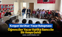 Korgun’da Okur-Yazar Buluşması: Öğrenciler Yazar Harika Sancı ile Bir Araya Geldi