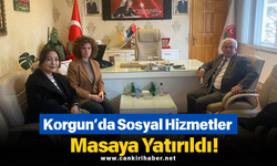 Korgun’da Sosyal Hizmetler Masaya Yatırıldı!