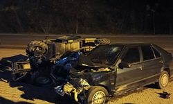 Patpat ile Otomobil Çarpıştı: 2 Yaralı!