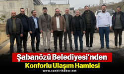 Şabanözü Belediyesi’nden Konforlu Ulaşım Hamlesi