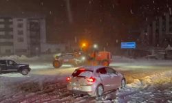 Tipiye dönen kar yağışı ulaşımı etkiledi!