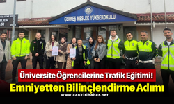 Üniversite Öğrencilerine Trafik Eğitimi! Emniyetten Bilinçlendirme Adımı