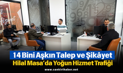 14 Bini Aşkın Talep ve Şikâyet: Hilal Masa’da Yoğun Hizmet Trafiği