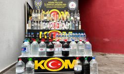 500 Litre Sahte Alkol Ele Geçirildi