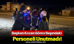 Başkan Kozan Görev Başındaki Personeli Unutmadı!