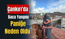 Çankırı’da Baca Yangını Paniğe Neden Oldu