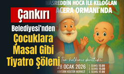 Çankırı Belediyesi’nden Çocuklara Masal Gibi Tiyatro Şöleni