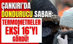 Çankırı’da Dondurucu Sabah: Termometreler Eksi 16’yı Gördü!