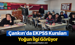 Çankırı’da EKPSS Kursları Yoğun İlgi Görüyor