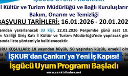 İŞKUR’dan Çankırı’ya Yeni İş Kapısı! İşgücü Uyum Programı Başladı