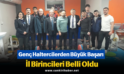 Genç Haltercilerden Büyük Başarı: İl Birincileri Belli Oldu