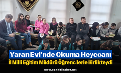 Yaran Evi’nde Okuma Heyecanı: İl Millî Eğitim Müdürü Öğrencilerle Birlikteydi