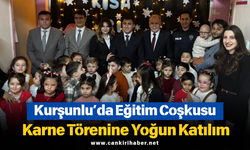 Kurşunlu’da Eğitim Coşkusu: Karne Törenine Yoğun Katılım