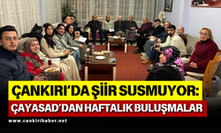 ÇANKIRI’DA ŞİİR SUSMUYOR: ÇAYASAD’DAN HAFTALIK BULUŞMALAR