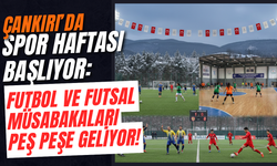 Çankırı’da Spor Haftası Başlıyor: Futbol ve Futsal Müsabakaları Peş Peşe Geliyor!
