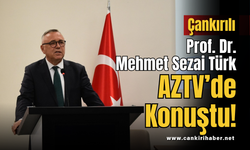 Çankırılı Prof. Dr. Mehmet Sezai Türk AZTV’de Konuştu!