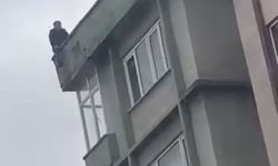 Çatıya Çıkan Şahıs Polis Tarafından İkna Edildi!