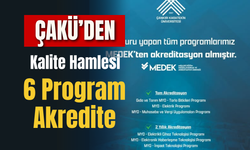 Çankırı Karatekin Üniversitesi’nden Kalite Hamlesi: 6 Program Akredite