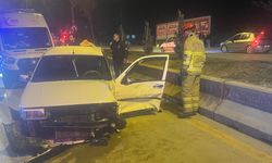 Eski Sanayi Kavşağı’nda Korkutan Kaza: İki Sürücü Hastaneye Kaldırıldı