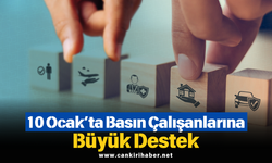 10 Ocak’ta Basın Çalışanlarına Büyük Destek