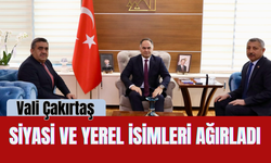 Vali Çakırtaş, Siyasi ve Yerel İsimleri Ağırladı