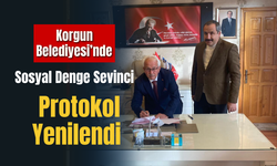 Korgun Belediyesi’nde Sosyal Denge Sevinci: Protokol Yenilendi