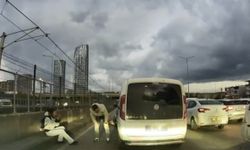 Motosikletli Ölümden Döndü, Sürücü Önce Aracına Koştu