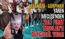 Şabanözü - Gürpınar Yaren Meclisi'nden Vali Fırat Taşolar'a duygusal veda!