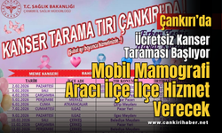 Ücretsiz Kanser Taraması Başlıyor: Mobil Mamografi Aracı İlçe İlçe Hizmet Verecek