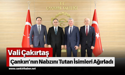 Vali Çakırtaş, Çankırı’nın Nabzını Tutan İsimleri Ağırladı